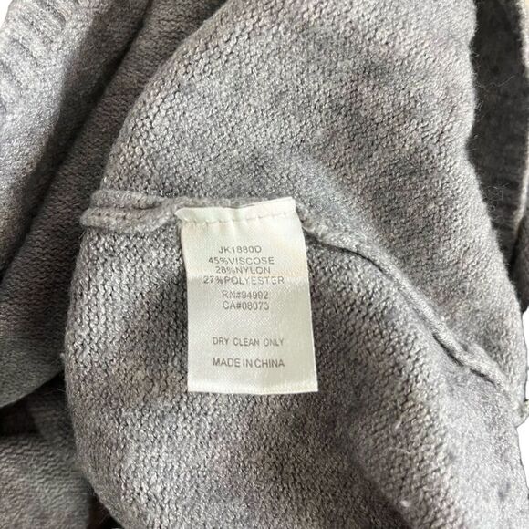 PATRIZIA LUCA MILANO Gray Long Sleeve Pullover Dot Embroidered Sweater sz XS - Picture 16 of 16